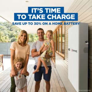 Save up to 30% on a home battery from Solahart